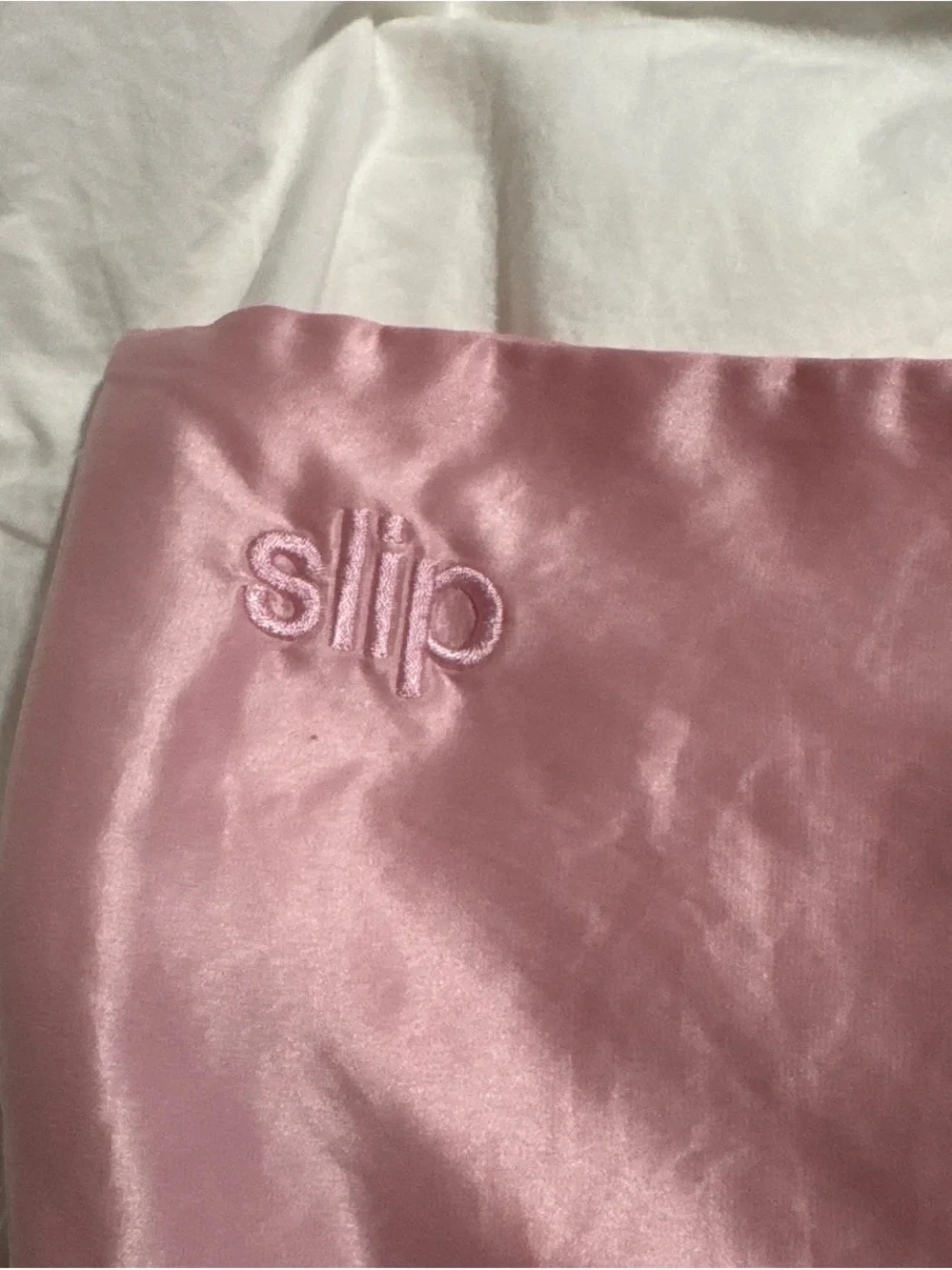 Pink Slip Pure Silk Queen Pillowcase